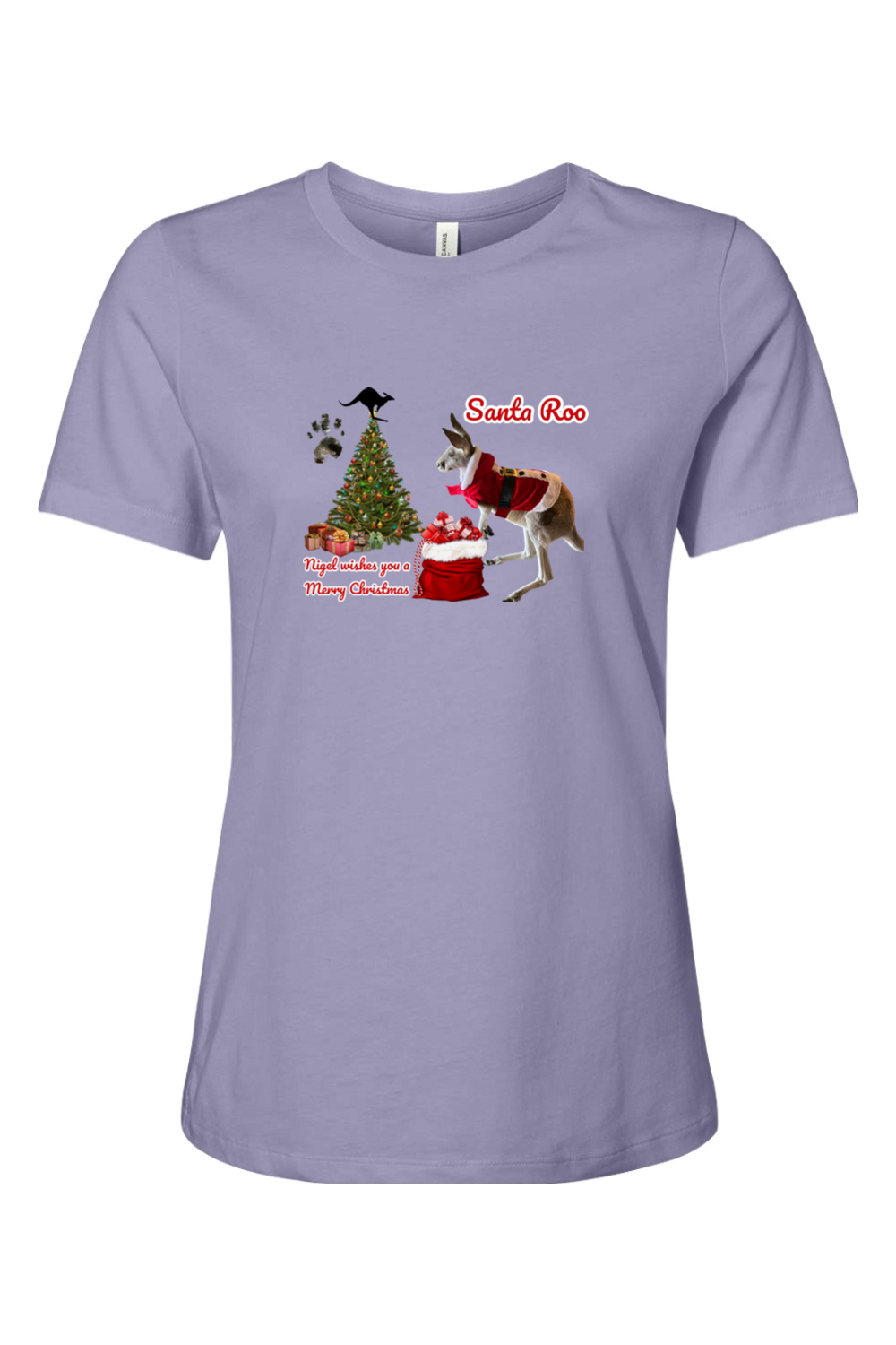 Santa Roo Womens T-shirt
