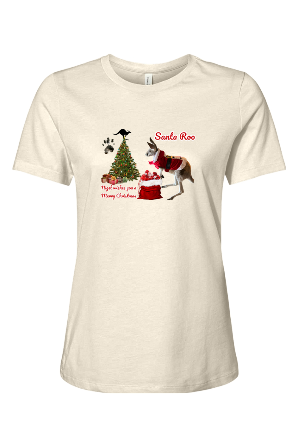 Santa Roo Womens T-shirt