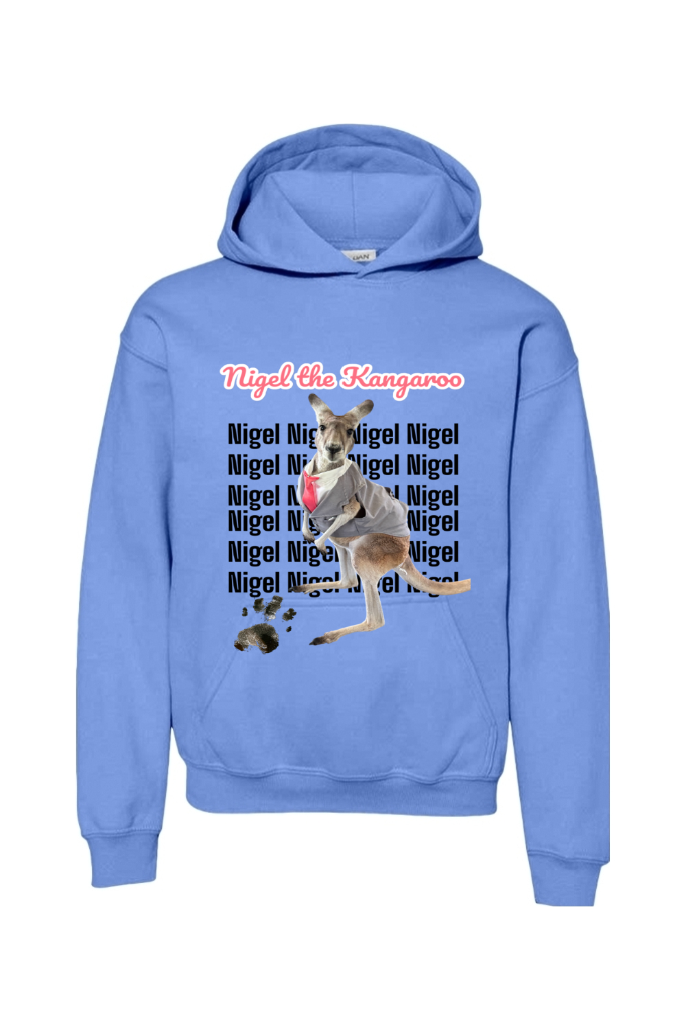 Tuxedo Nigel Block Letter Unisex Youth Hoodie