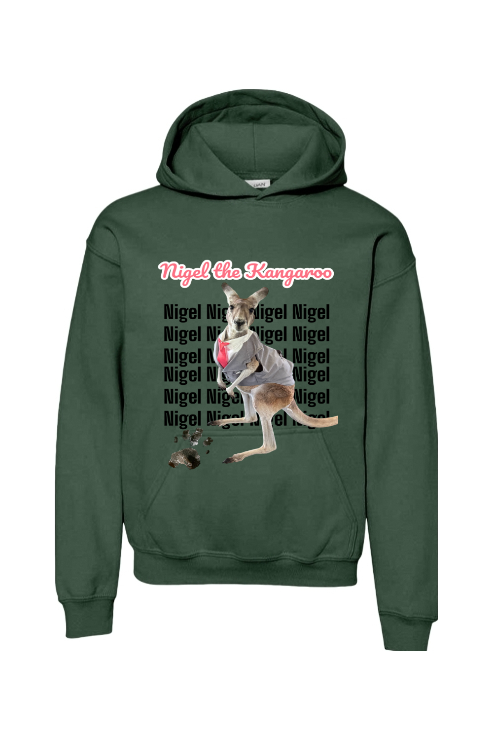Tuxedo Nigel Block Letter Unisex Youth Hoodie