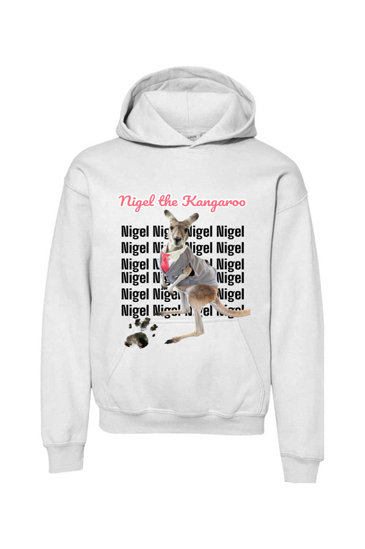 Tuxedo Nigel Block Letter Unisex Youth Hoodie