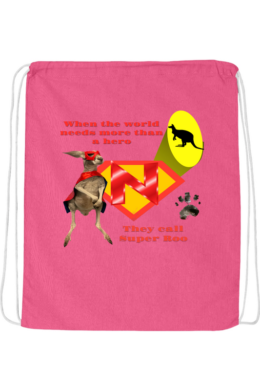Super Roo Drawstring Bag
